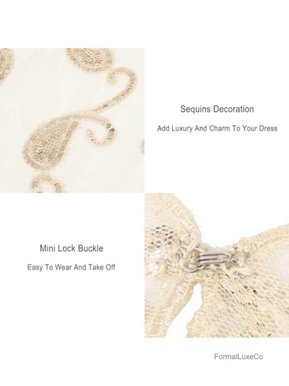 Sequin Flapper Shawl Wrap 1920s Gatsby Party Wedding Scarf